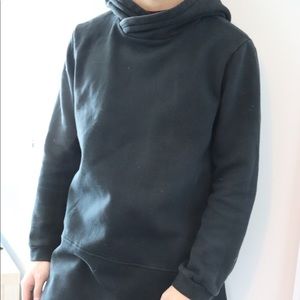 Like-new Black long ninja hoodie size L